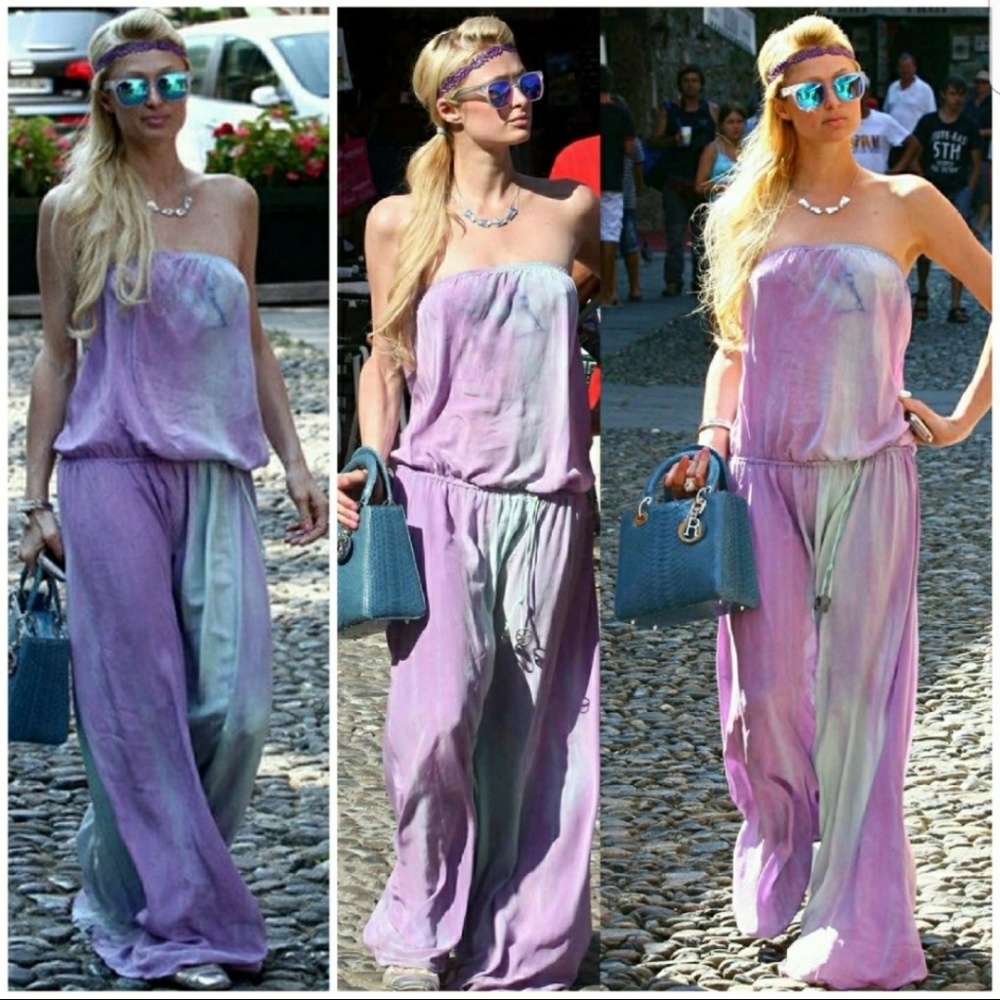 Gypsy05 Silk Tye Dye Maxi Dress